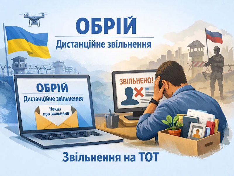 Дистанційне звільнення з роботи на ТОТ: розпочато бета-тестування послуги в Обрії