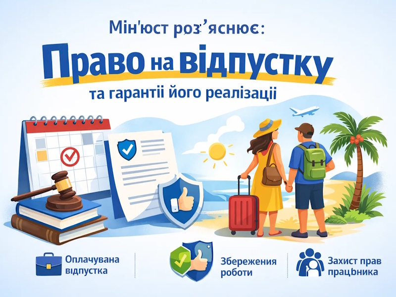 Право на відпустку та гарантії його реалізації: роз’яснення Мін’юсту