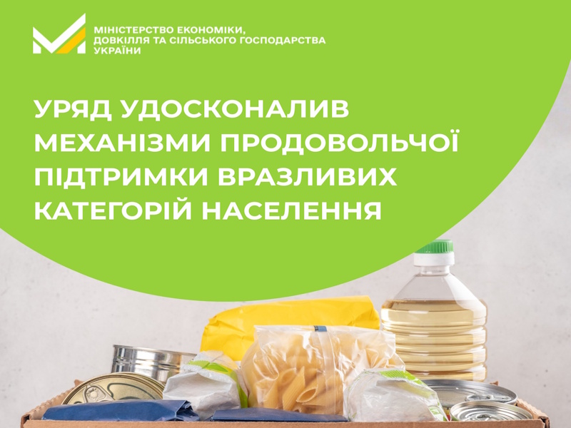 Продовольча підтримка держави для вразливих категорій населення