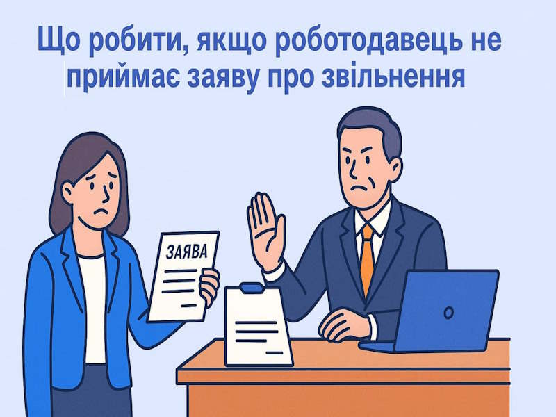Що робити, якщо роботодавець не приймає заяву про звільнення: інструкція