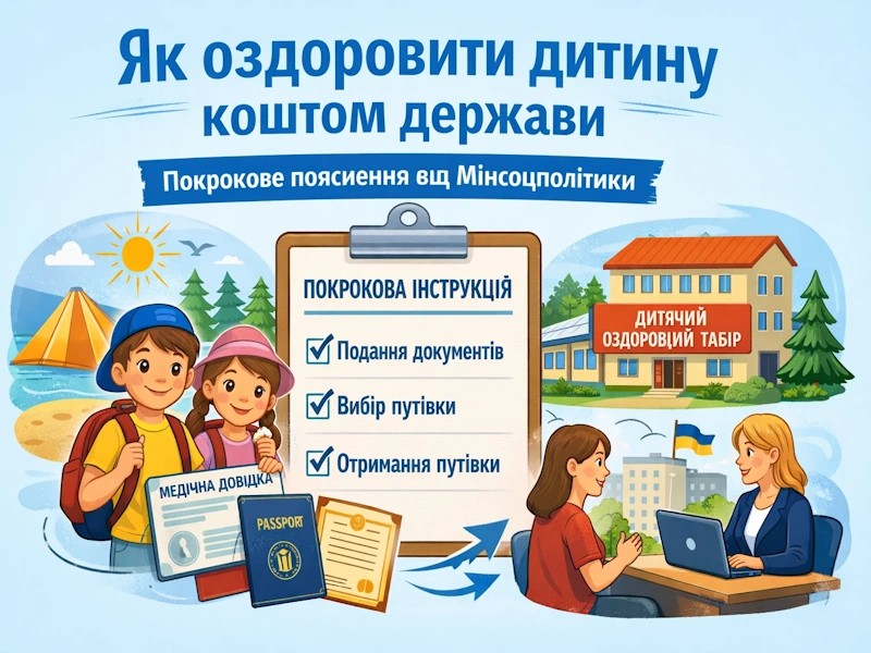 Як оздоровити дитину коштом держави: роз’яснення Мінсоцполітики