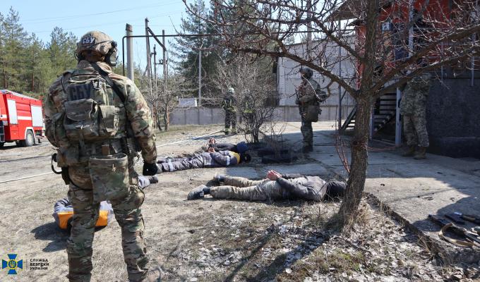 СБУ провела планові антитерористичні навчання у районі операції Об’єднаних Сил