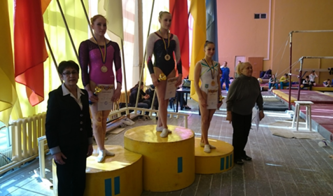 Третє загальнокомандне місце привези наші спортсмени з чемпіонату України зі спортивної гімнастики 