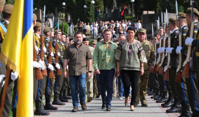 Сергій Гайдай вшанував пам’ять Захисників України зі Львівщини