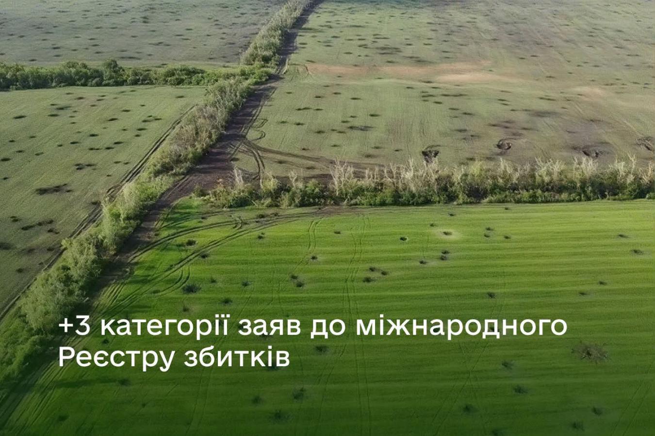 На порталі Дія відкрито ще три категорії заяв до міжнародного Реєстру збитків
