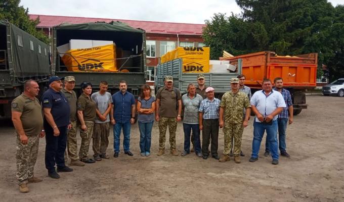 В Смолянинове доставлено чергова партія гуманітарного вантажу