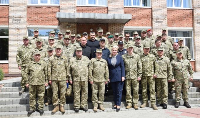 Діяльність системи тероборони Луганщини проаналізовано під час навчань в Чугуєві