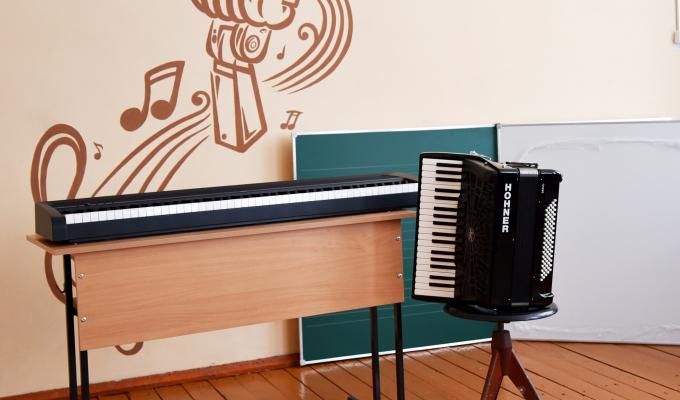 Для Гірської дитячої школи мистецтв придбали нові музичні інструменти