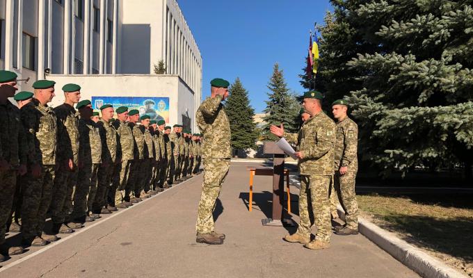 У День захисника України Лисичанський прикордонний загін відзначив першу річницю створення 