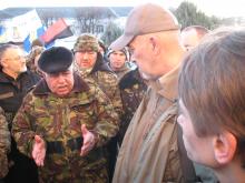 Тука взяв участь у «круглому столі» з мітингувальниками у Старобільську