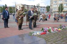 Луганщину напередодні 71-ї річниці Перемоги над нацизмом у Європі відвідали військовий оркестр і виставка ретротехніки