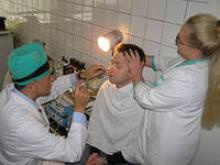 В отоларингологическом отделении Луганской областной клинической больницы с помощью видеоэндоскопической техники с июля 2012 года было проведено около 50 операций и более 100 диагностических исследований полости носа