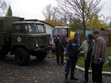 В Міловському районі відбулось навчання  з силами цивільного захисту