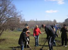 Працівники Головного управління праці та соціального захисту населення прийняли участь у благоустрою території Ровеньківського обласного дитячого будинку-інтернату.