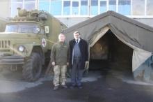 Фахівці центрів зайнятості відвідали поранених бійців військового мобільного шпиталю в місті Сватове