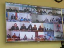 Нарада  з начальниками міськрай УСЗН в режимі відеоконференції