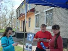 Виїзна акція центру зайнятості та терцентру для інформування переселенців у Кремінському районі