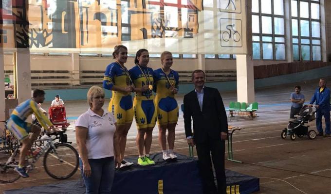 П’ять нагород привезли наші велоспортсменки з чемпіонату України 