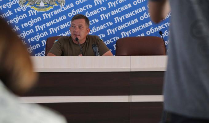 Про роботу Групи цивільно-військового співробітництва ОТУ «Луганськ» йшлося на брифінгу для ЗМІ
