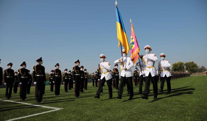 115 кадетів-першокурсників Луганського обласного ліцею з посиленою військово-фізичною підготовкою урочисто склали присягу