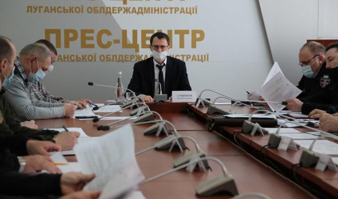 В облдержадміністрації відбулось перше засідання оперативного штабу по боротьбі з пожежами