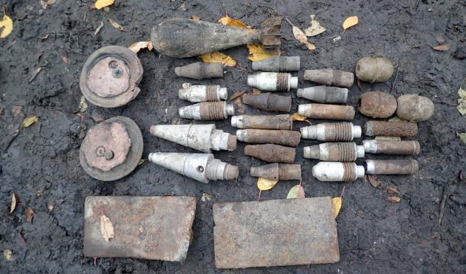 На Луганщині виявлено 58 одиниць вибухонебезпечних предметів