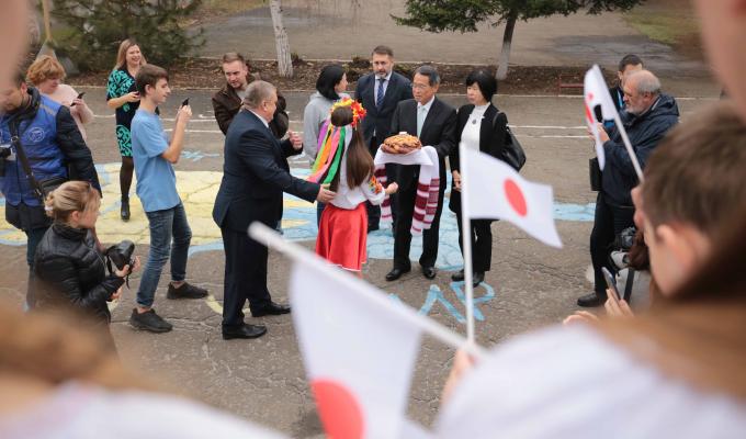 Делегація посольства Японії в Україні відвідала Попаснянщину