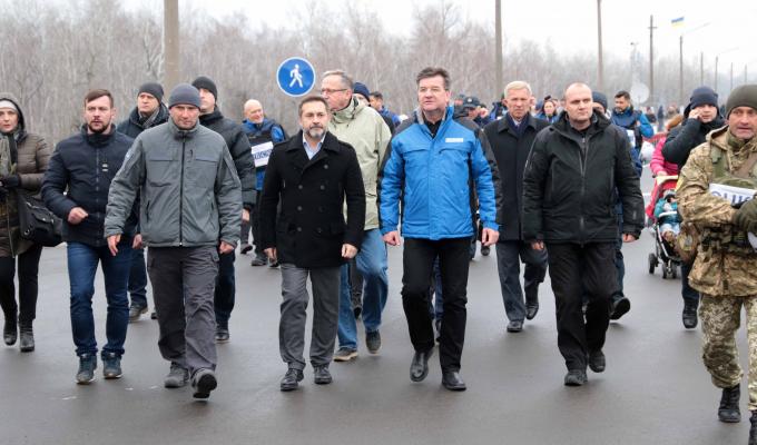 Діючий голова ОБСЄ відзначив позитивні інфраструктурні зміни в Станиці Луганській