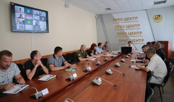 «Пожежі» у Кремінському,  Новоайдарському та Станично-Луганському лісництвах ліквідовані оперативно - відбулись штабні навчання