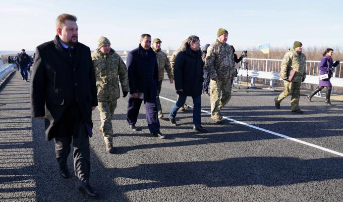 Відремонтований шляхопровід відкрили на Попаснянщині