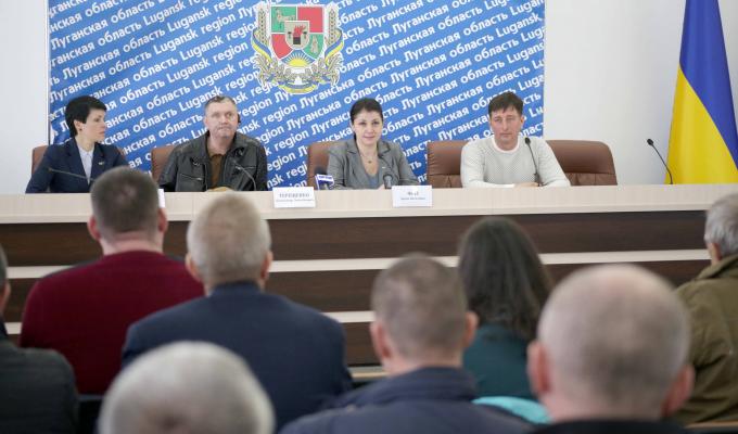 Ірина Фріз зустрілася з ветеранськими організаціями Луганщини