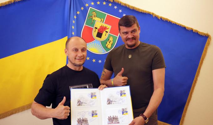 Відбулося спецпогашення поштової марки «ГУР»