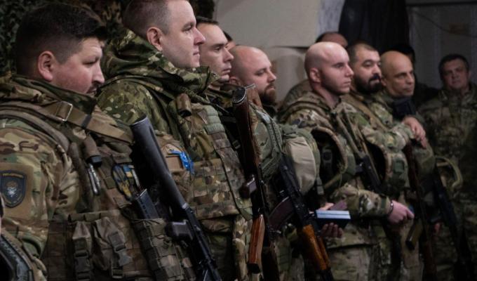 Міністр внутрішніх справ України Ігор Клименко відзначив державними та відомчими нагородами воїнів Об’єднаної штурмової бригади Нацполіції "Лють". 