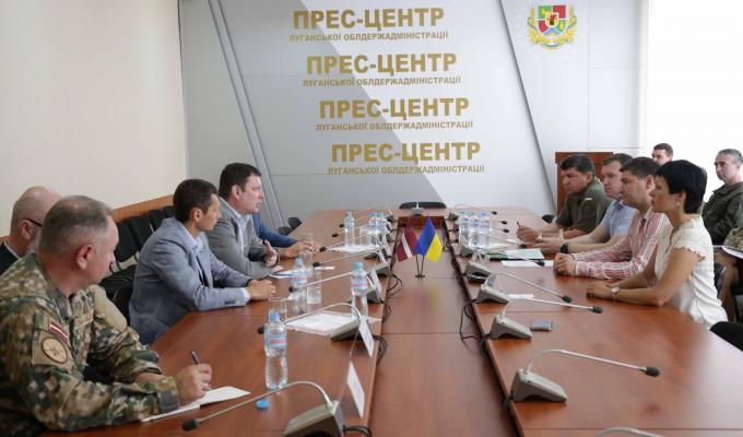 Візит Надзвичайного та Повноважного Посла Латвійської Республіки на Луганщину