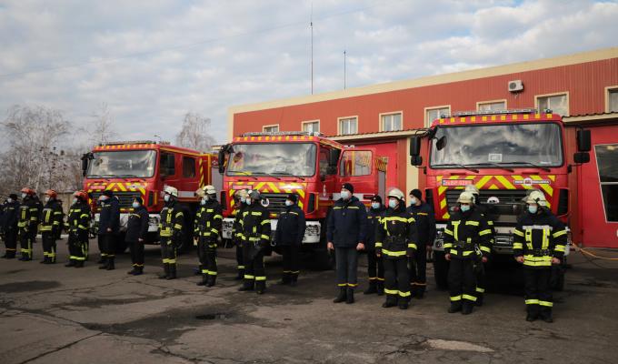 Сергій Гайдай передав три нові пожежні автомобілі рятувальникам області