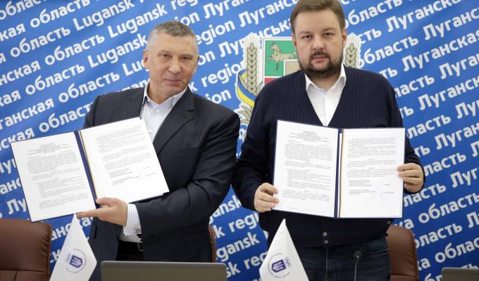 Підписано Меморандум про співпрацю між облдержадміністрацією та Луганським обласним відділенням НОК України