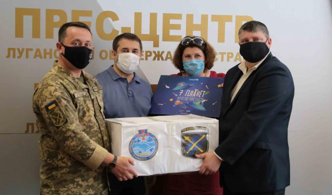 СІМІС передали гуманітарну допомогу освітнім закладам Луганщини