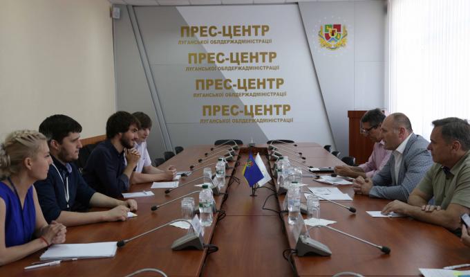 На Луганщині розроблятимуть інтерактивну мапу децентралізації