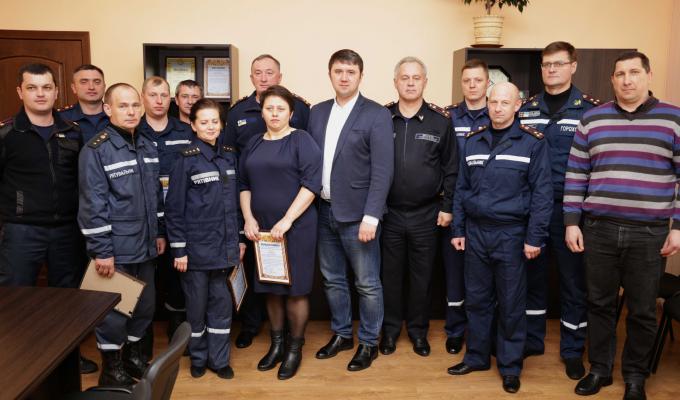 Піротехніків Зведеного загону ДСНС нагороджено обласними відзнаками 