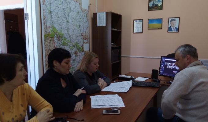 На Луганщині проведено скайп-нараду щодо впровадження нової системи забезпечення осіб з інвалідністю технічними та іншими засобами реабілітації