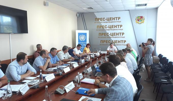 Круглий стіл "Аналіз результатів роботи проекту ПРООН щодо зміцнення організаційного потенціалу в Луганській та Донецьких областях"