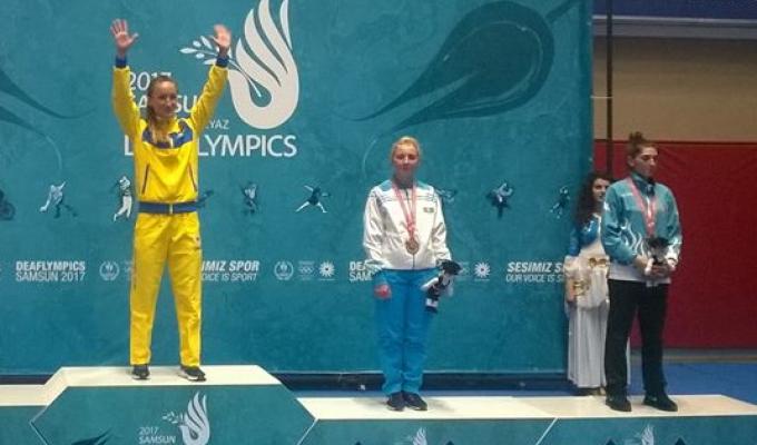 Ще одне дефлімпійське золото у нашої спортсменки