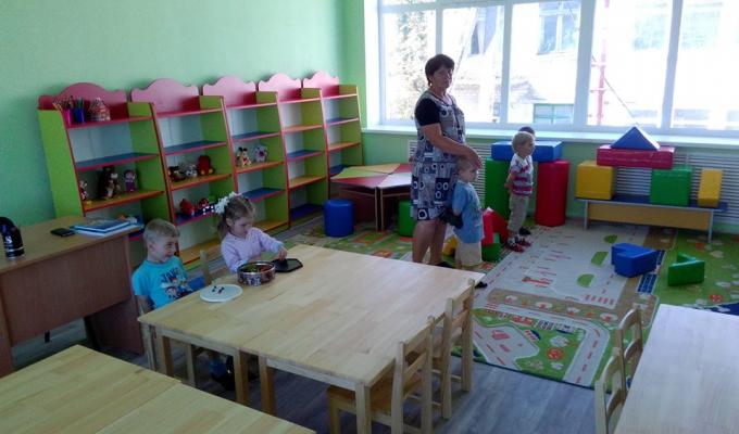 У Троїцькому районі відновлено будівлю дитячого садочку та відкрито додаткову групу 