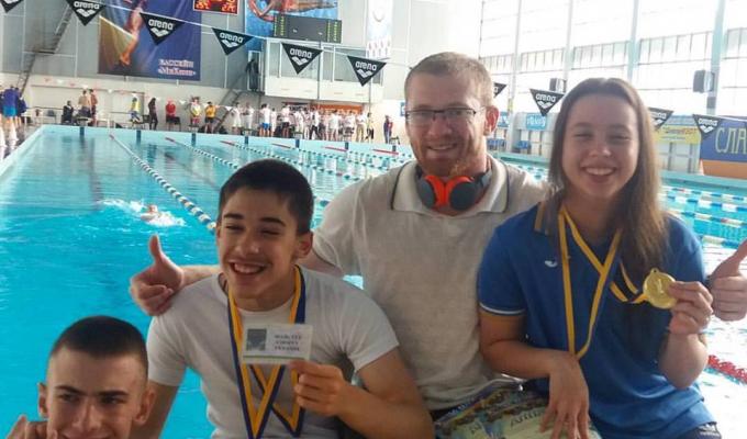 Плавці з інвалідністю завоювали 10 медалей на Всеукраїнській першості 