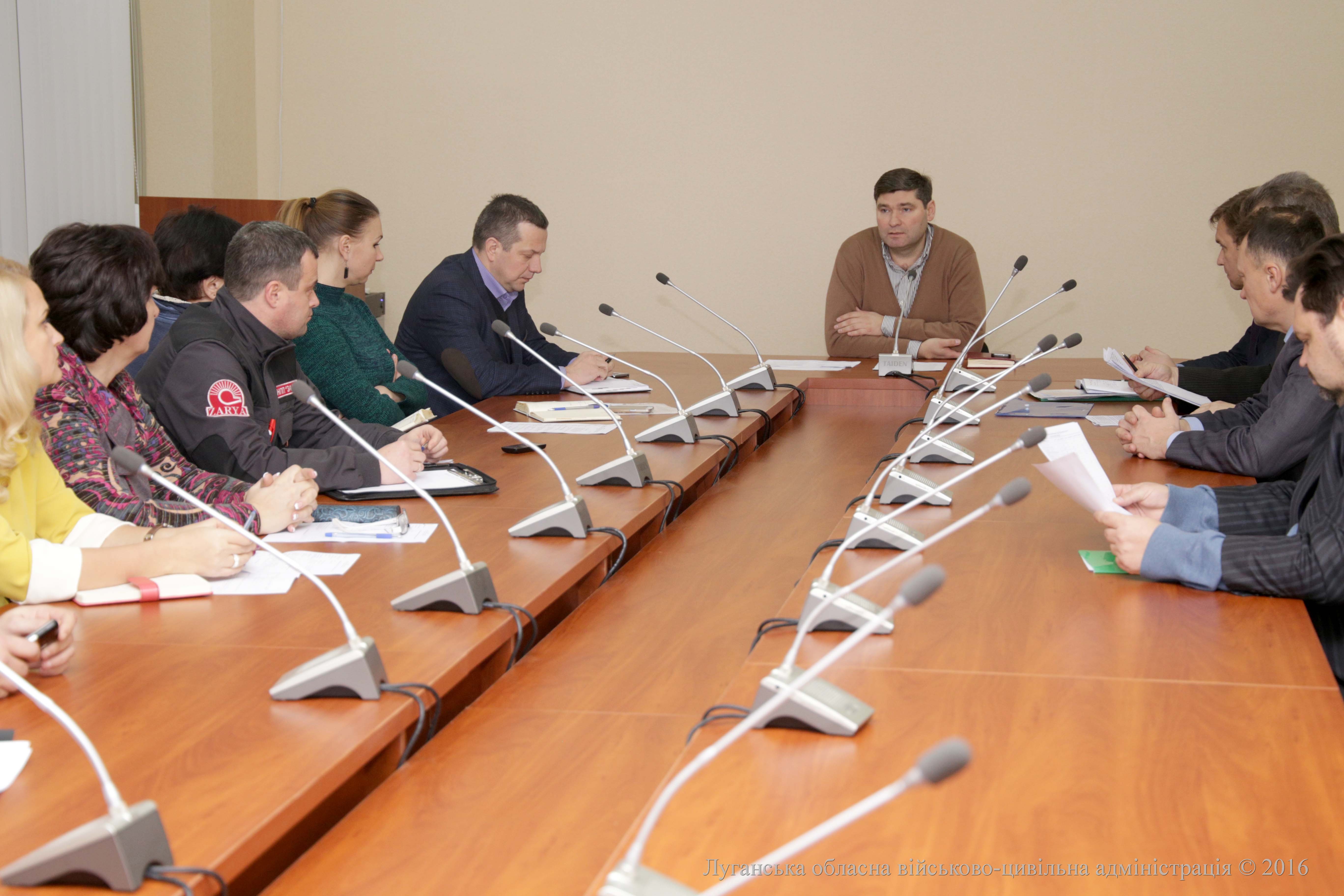 В облдержадміністрації обговорили ситуацію на ПрАТ «Сєвєродонецьке об’єднання «Азот»