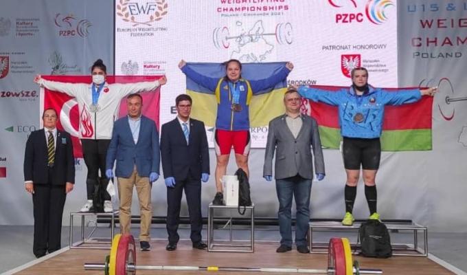 Представниця Луганщини – чемпіонка Європи з важкої атлетики