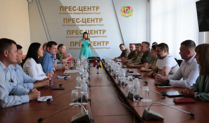 Делегація з Латвійської Республіки перебуває на Луганщині