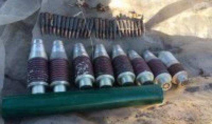 На Луганщині СБУ виявила схрони з арсеналом гранатометних пострілів та російським вогнеметом