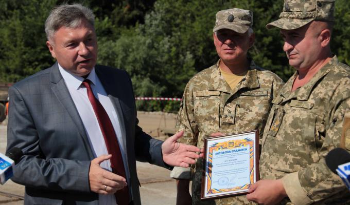 В області відновлюють зруйновані мости  