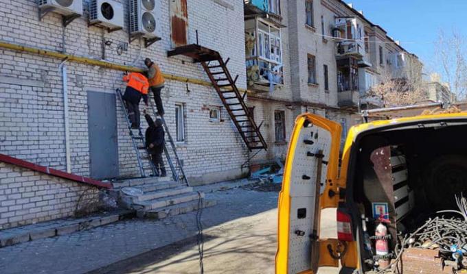 У 15 багатоквартирних будинках Сєвєродонецька відновили газопостачання